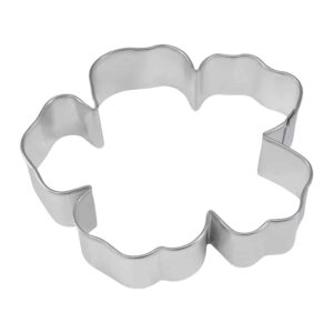 foose brand store hibiscus flower cookie cutter 3.5 inch - stainless steel – durable and dishwasher safe