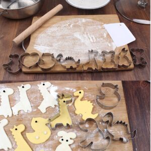 GXHUANG Key and House Sugar Cookie Cutters Set - Stainless Steel