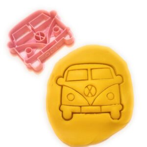 T3D Cookie Cutters Car Vw Van Cookie Cutter, Suitable for Cakes Biscuit and Fondant Cookie Mold for Homemade Treats