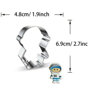 WJSYSHOP Astronaut Shape Cookie Cutter - A