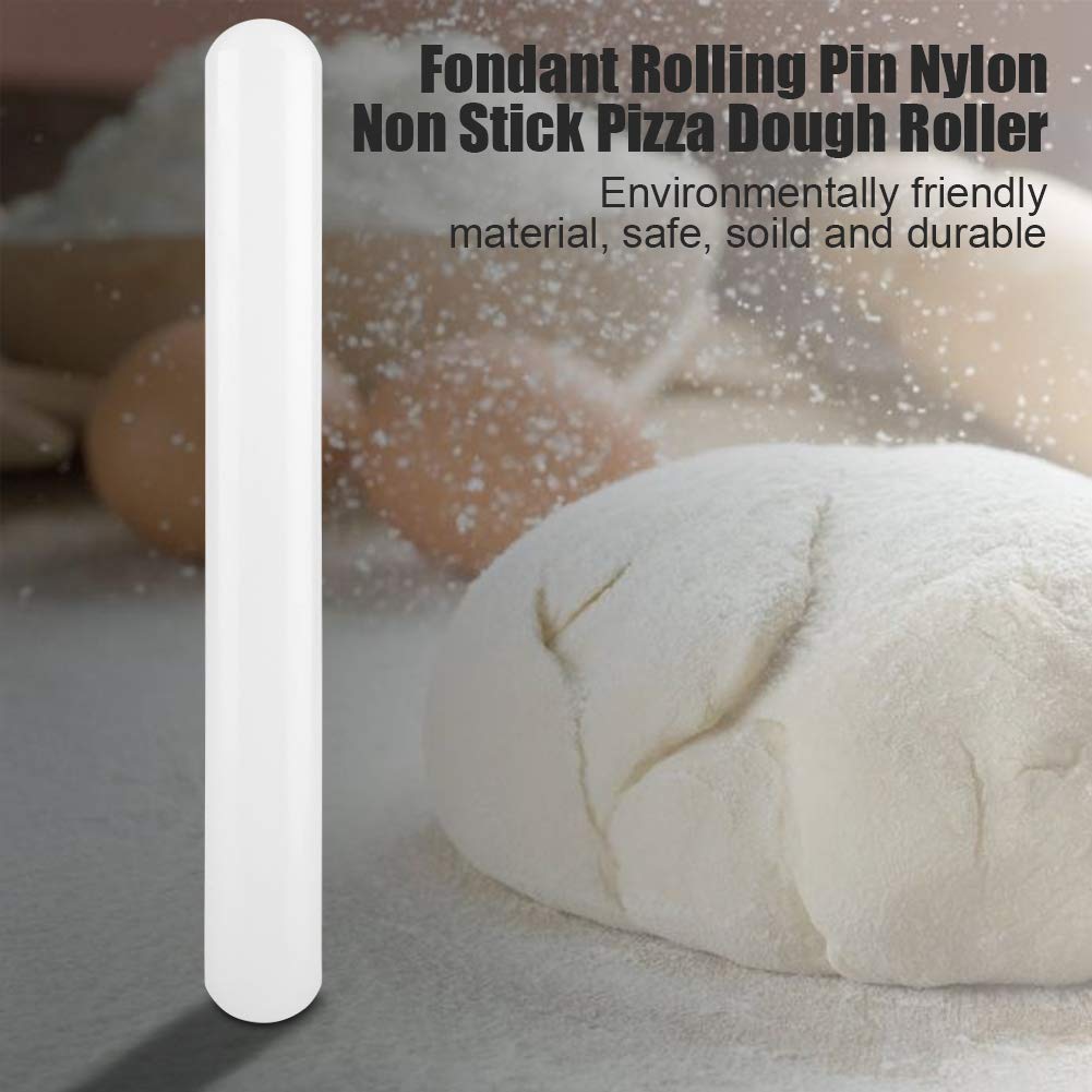 Fdit Nylon Rolling Pin for Baking Chef Baker Roller Non Stick Pizza Dough Roller for Dough Pizza Pie and Cookies