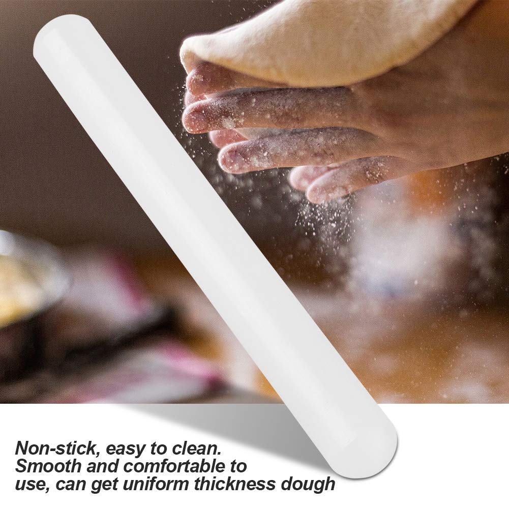 Fdit Nylon Rolling Pin for Baking Chef Baker Roller Non Stick Pizza Dough Roller for Dough Pizza Pie and Cookies