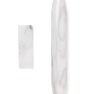 Fox Run Marble French Rolling Pin and Base, 2 x 12 x 2 inches