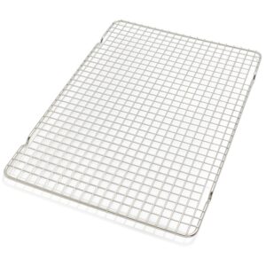 sur la table 12" x 17" stainless steel cooling baking rack grid, silver