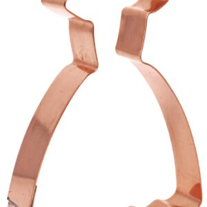 Pretty Dress Cookie Cutter 3.25 X 4 inches - Handcrafted Copper Cookie Cutter by The Fussy Pup