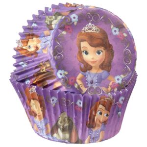 wilton 50 count sofia the first baking cups
