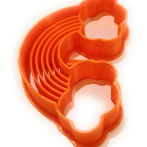 T3D Cookie Cutters Rainbow Cookie Cutter, Suitable for Cakes Biscuit and Fondant Cookie Mold for Homemade Treats, 3.40'' x 2.09'' x 0.55''