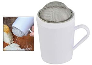 home-x powdered sugar shaker, sifter for confectioner’s sugar, baking supplies