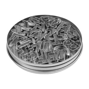 ateco, 6949 alphabet letters-1", stainless steel