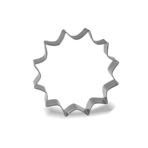 3.7 inch spider web cookie cutter - stainless steel
