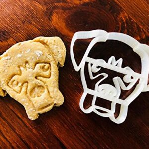 Boxer Cookie Cutter and Dog Treat Cutter - Face - 3 inch