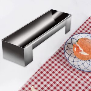 Hemoton Challah Bread 2pcs U-shape Cake Making Stainless Steel Mousse DIY Cake Bread Baking U Shape Cake Pan Stainless Steel Cheesecake Pan for Chiffon Mousse Cake French Bread