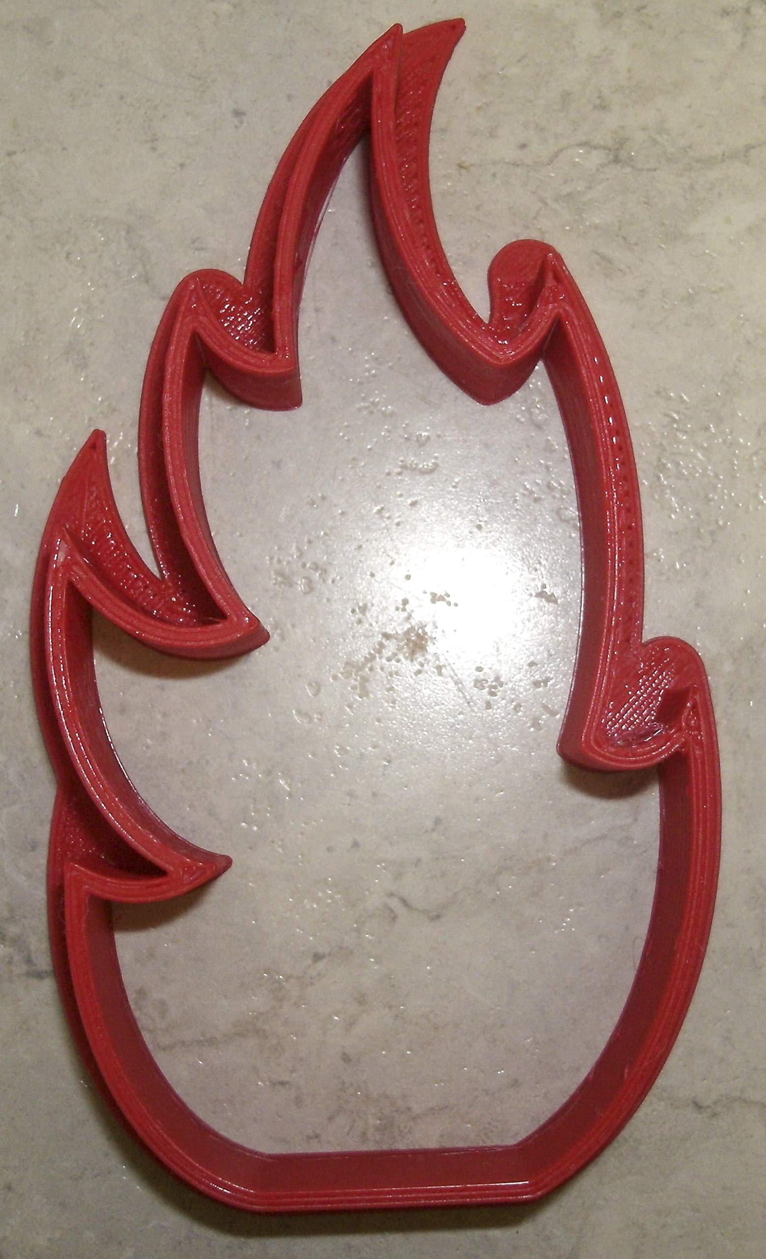 FIRE FLAMES CAMPFIRE FIREFIGHTER FIREMAN COOKIE CUTTER MADE IN USA PR913