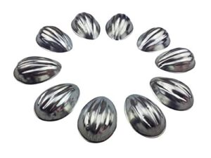 metal mold form nuts for sweet russian nuts oreshki pastry cookie nutlets (set of 40 pcs)