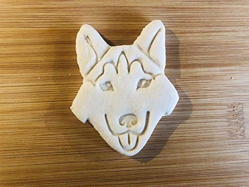 Husky Cookie Cutter and Dog Treat Cutter - Face - 3 inch