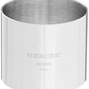 Mercer Culinary Steel Ring Mold Chef, 2 Inch x 1.75 Inch, Stainless