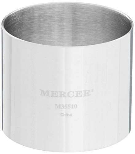 Mercer Culinary Steel Ring Mold Chef, 2 Inch x 1.75 Inch, Stainless