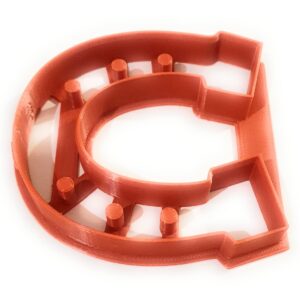 T3D Cookie Cutters Horseshoe Cookie Cutter, Suitable for Cakes Biscuit and Fondant Cookie Mold for Homemade Treats 3.53*3.49*0.55inch