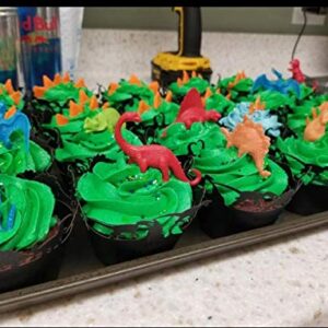 black Dinosaur Laser cut Cupcake Wrapper Cup Cake Baking Muffin 60pcs