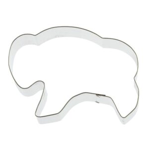 foose buffalo cookie cutter 5.25 inch –tin plated steel cookie cutters – buffalo cookie mold