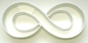 infinity symbol never ending love math physics cookie cutter made in usa pr2157