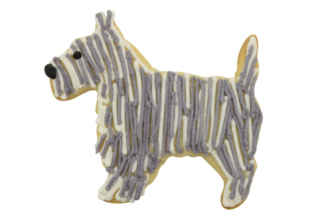 CybrTrayd 6 Piece It's a Dog's Life Cookie Cutter Set, Metallic