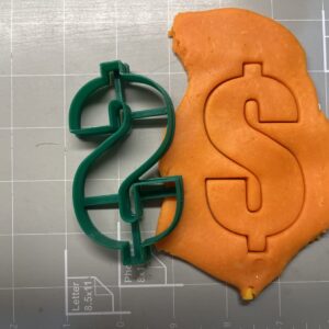 Dollar Sign Cookie Cutter