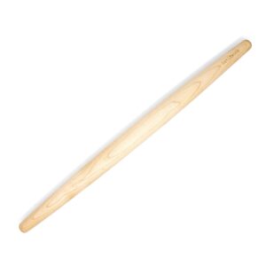 earlywood french rolling pin - tapered wooden rolling pin for baking pizza, pastry dough or pasta - hard wood french roller baking pin made in usa - hard maple