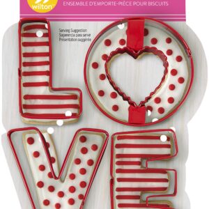 WILTON INDUSTRIES, INC COOKIE CUTTER SET LOVE, us:one size