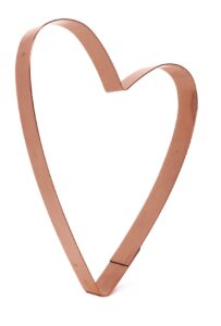 large 6" folk art heart cookie cutter