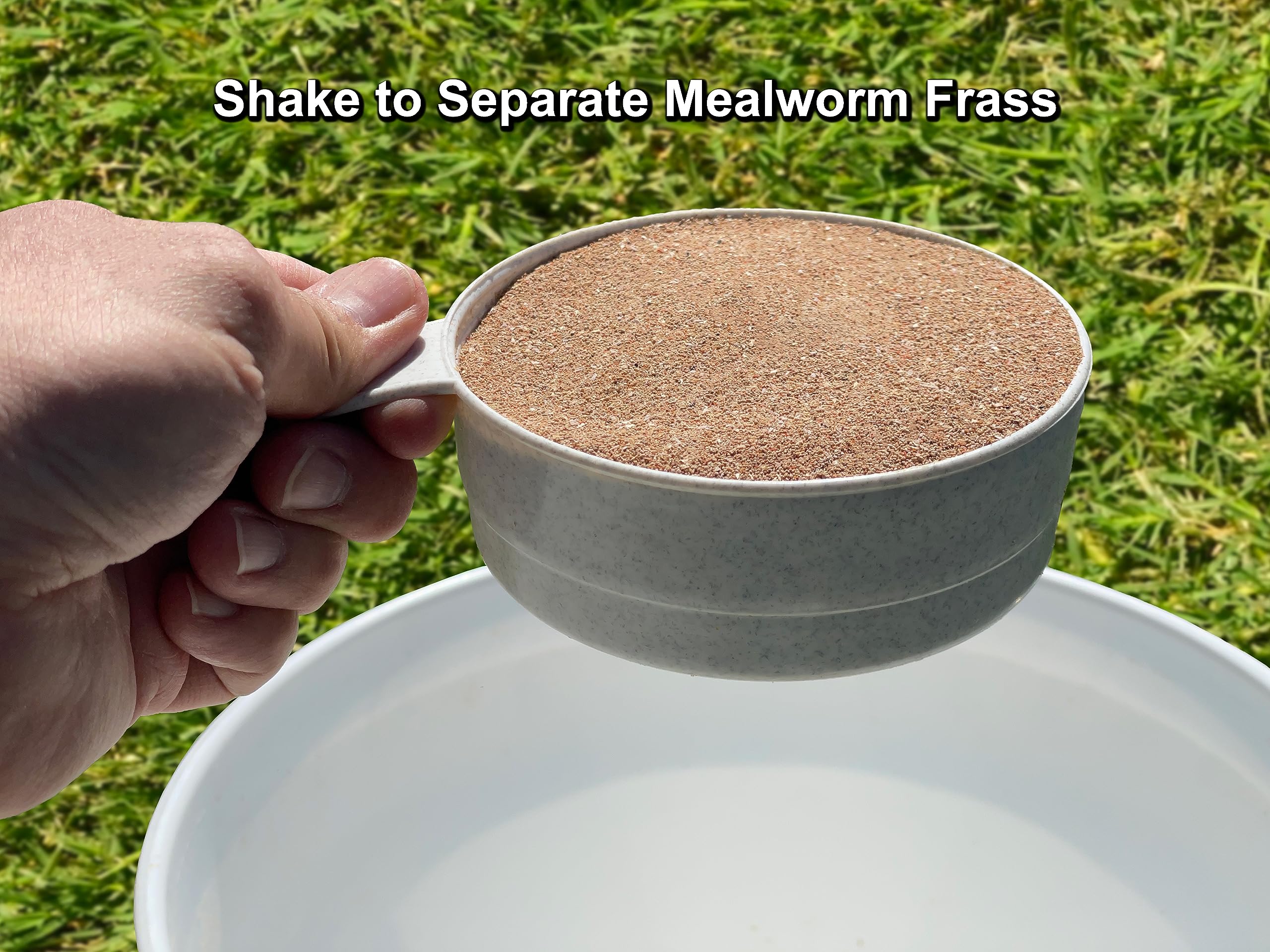 Mealworm Farming Solutions MFS' Lightning Sifter Frass Sifting Pan (D-11)