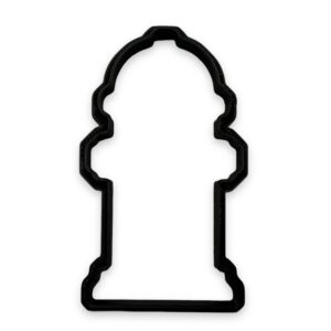 fire hydrant cookie cutter with easy to push design (4 inch)