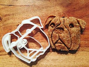 pitbull cookie cutter and dog treat cutter - dog face