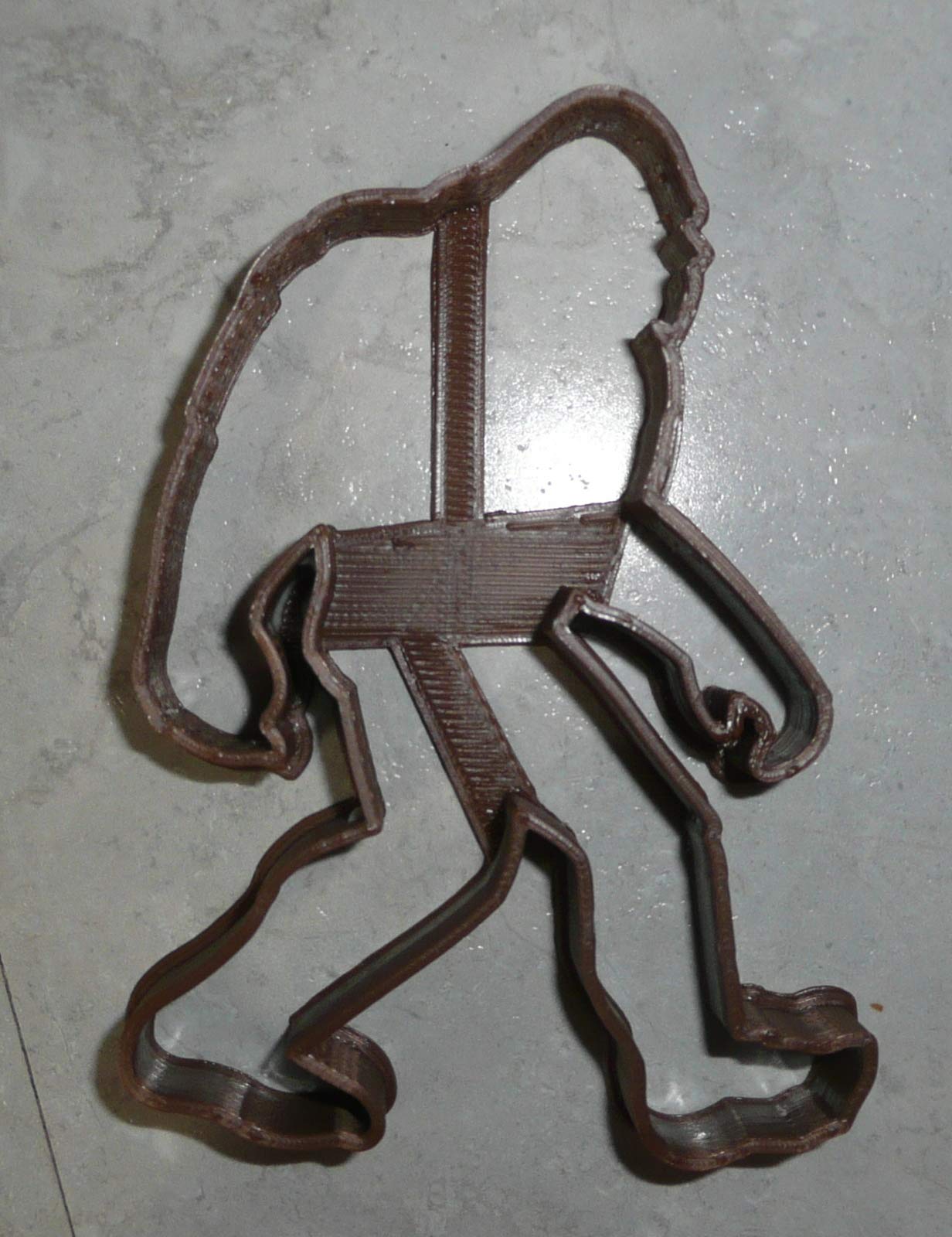 SASQUATCH OUTLINE BIG FOOT SIGHTING BIGFOOT MONSTER COOKIE CUTTER USA MADE PR2322