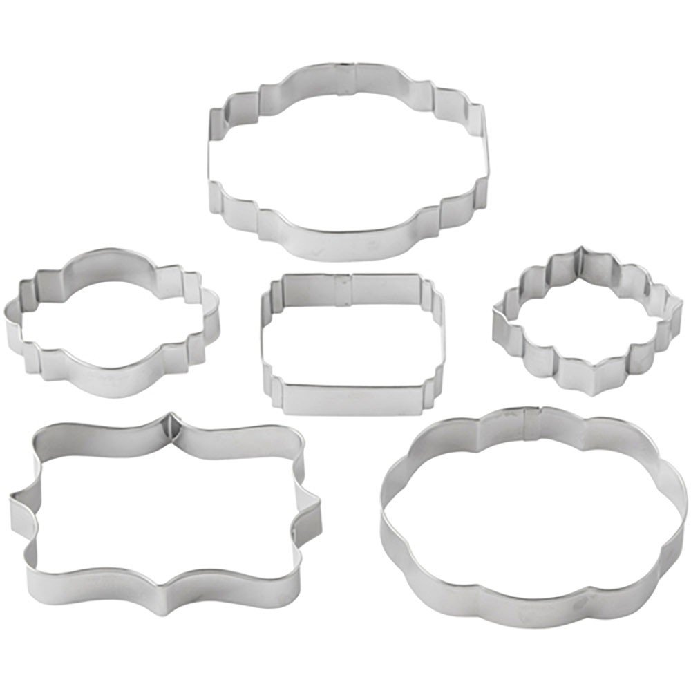 Wilton 6 Piece Plaque Fondant Cut-Outs Set