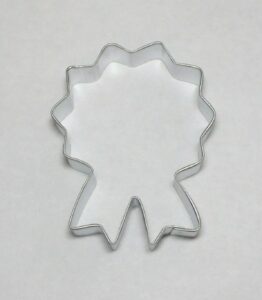 cookie cutters funny baking 3.5" medallion blue ribbon cookie cutter tin steel county country fair prize