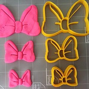 Cute Bow Cookie Cutters (Set of 3)