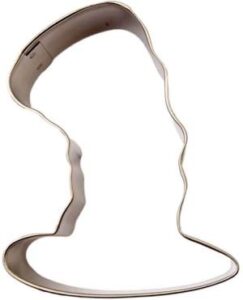 floppy top hat/cat in the hat 3.5 inch cookie cutter from the cookie cutter shop – tin plated steel cookie cutter