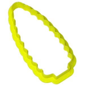 cookiecuttercom brand corn cob cookie cutter 4.5 inch – 3d printed plastic – usa made