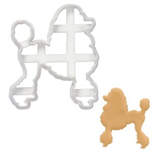 poodle silhouette cookie cutter, 1 piece - bakerlogy