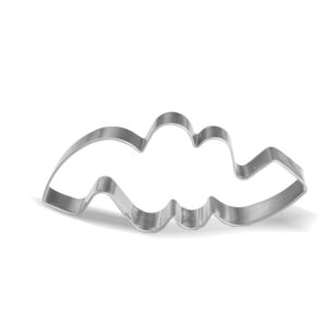 keewah firework ribbon cookie cutter - 4.2 x 1.8 inch - stainless steel