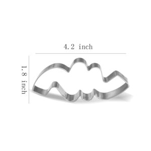 Keewah Firework Ribbon Cookie Cutter - 4.2 x 1.8 inch - Stainless Steel