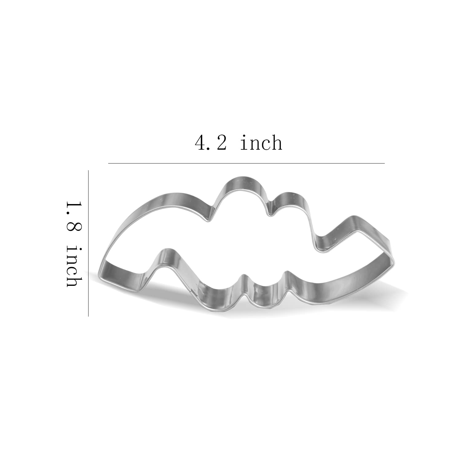 Keewah Firework Ribbon Cookie Cutter - 4.2 x 1.8 inch - Stainless Steel