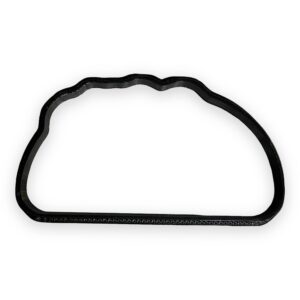 taco cookie cutter with easy to push design (4 inch)