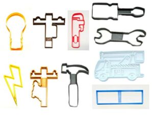 lineman appreciation day linemen electric work set of 10 cookie cutters made in usa pr1500