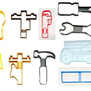LINEMAN APPRECIATION DAY LINEMEN ELECTRIC WORK SET OF 10 COOKIE CUTTERS MADE IN USA PR1500