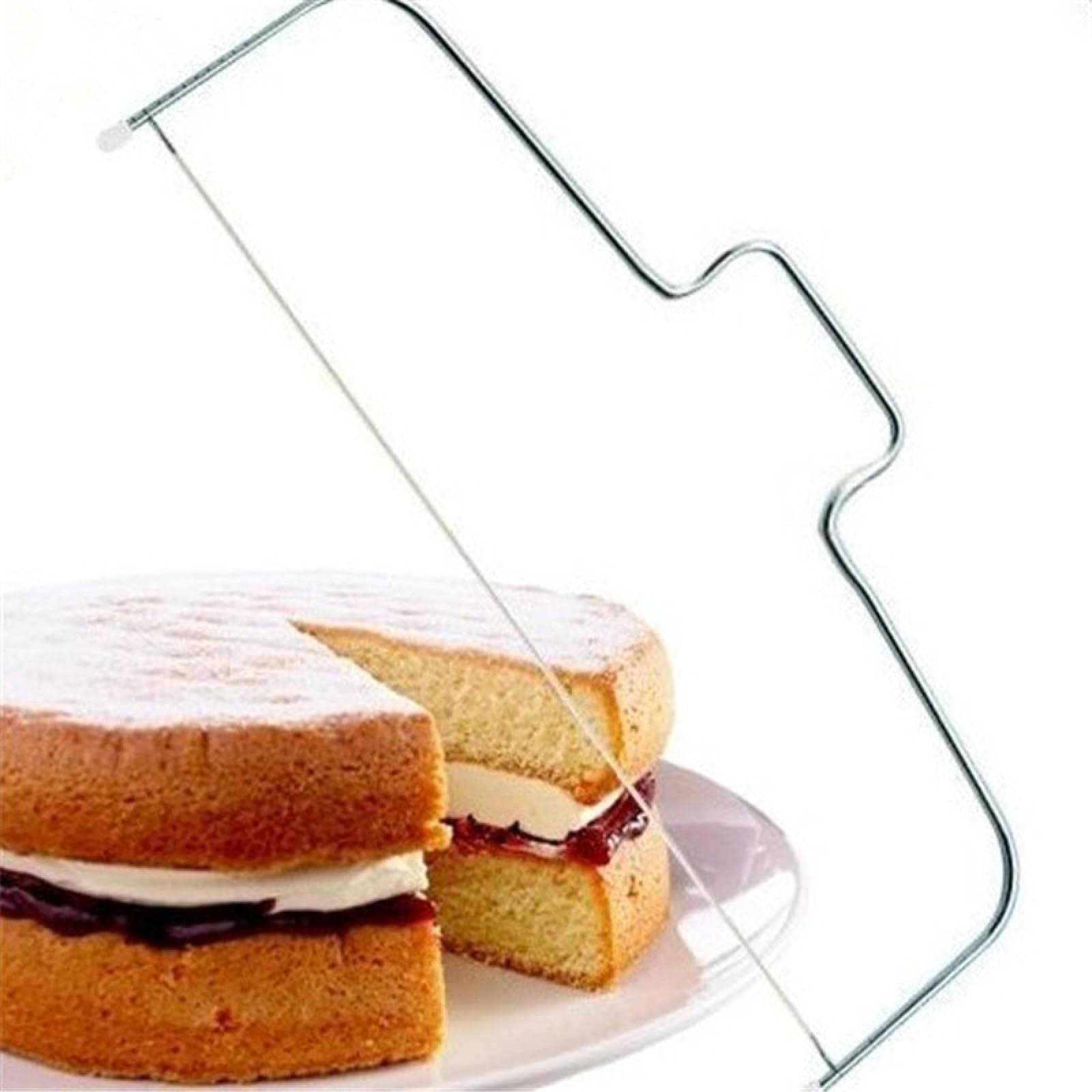 Cake Slicer Line Bread Wire Levelled Decorator Cake Cutter Stainless Steel Kitchen Baking Tool DIY Cake Making Accessories Professional Leveler Tool Single line