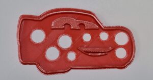inspired by lightning mcqueen cars theme movie cartoon character cookie cutter made in usa pr597