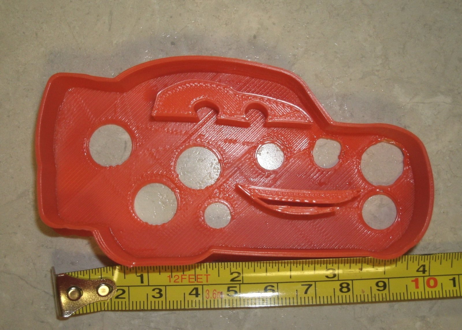 INSPIRED BY LIGHTNING MCQUEEN CARS THEME MOVIE CARTOON CHARACTER COOKIE CUTTER MADE IN USA PR597