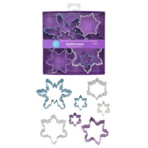 R&M International Snowflake Cookie Cutters, Assorted Sizes, 7-Piece Set